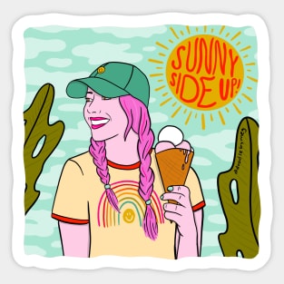 Sunny Side Up Sticker